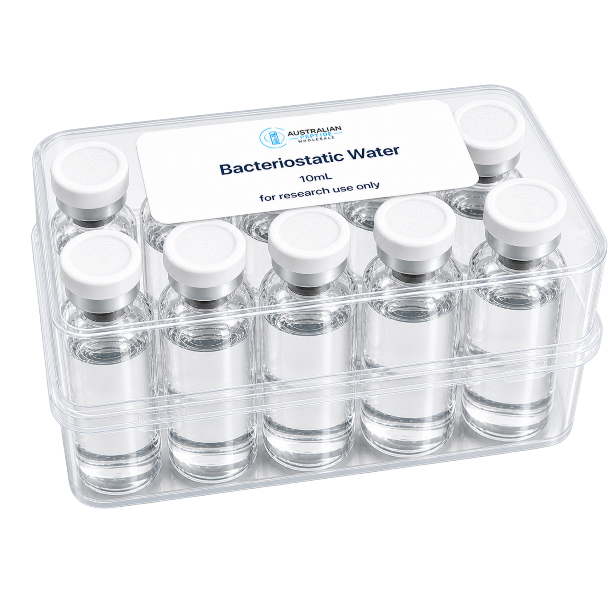bacteriostatic water 10ml australia sterile research solution vial