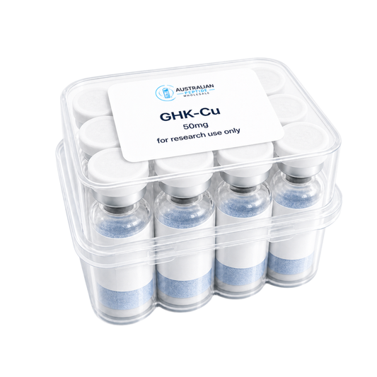 ghk-cu 50mg 10 vial box wholesale australia copper peptide supplier